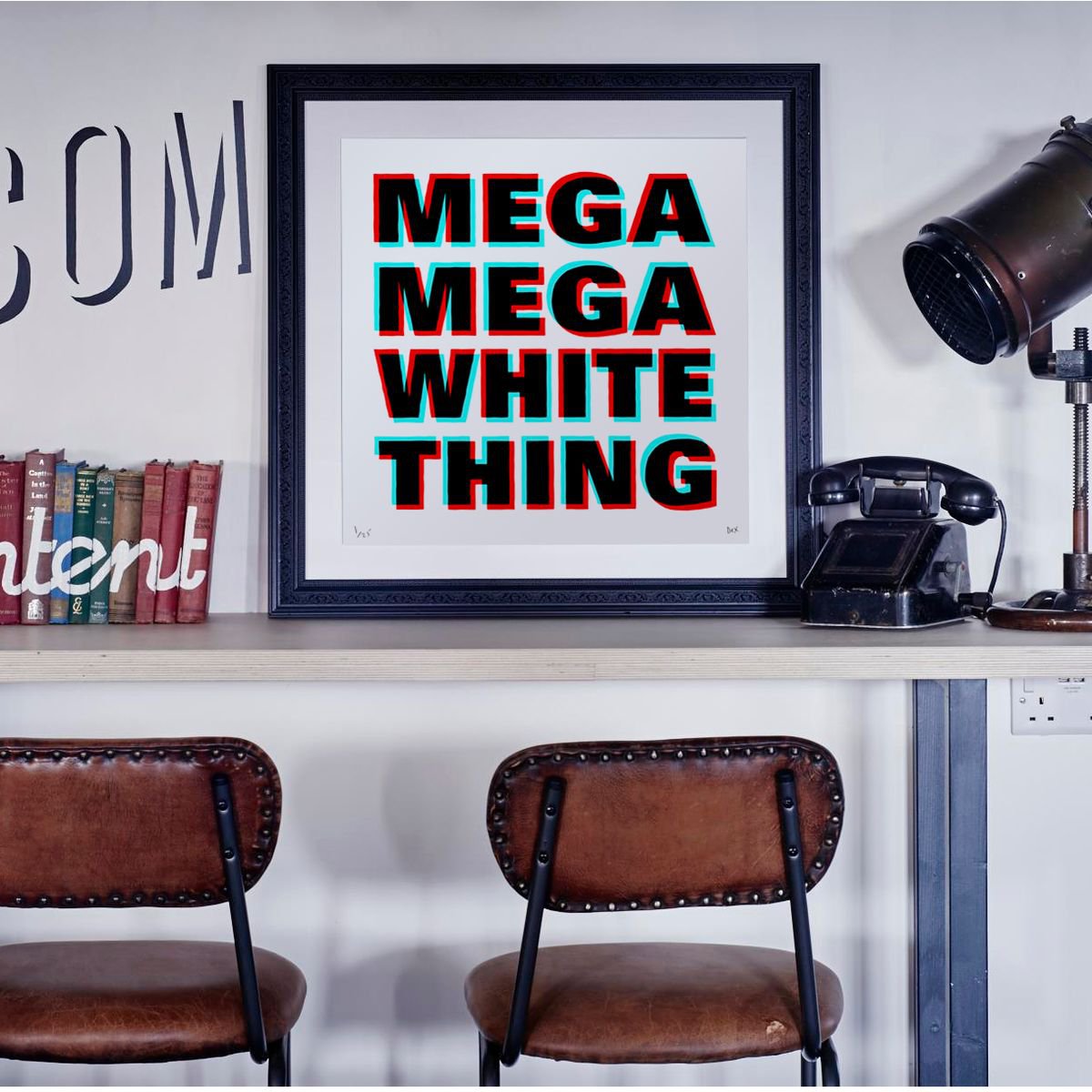 Mega Mega White Thing (3D, 2017) Digital Art (Giclée) by Dex Artfinder
