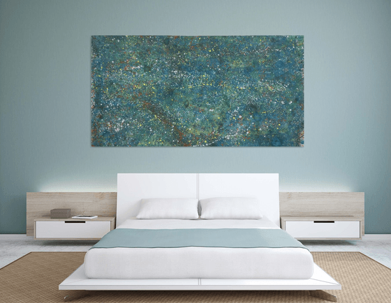 INFINITE MIND 110x210cm  /large,big size, abstract expressionism