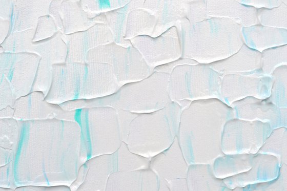 Tranquil XIII - Large Blue Painting