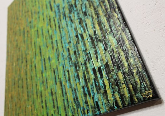 Gold-green-blue gradient