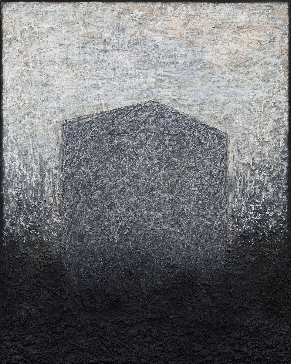 Organic Abstract Painting By Peter Zelei, 16 X 20", Our Secrets, Original Artwork