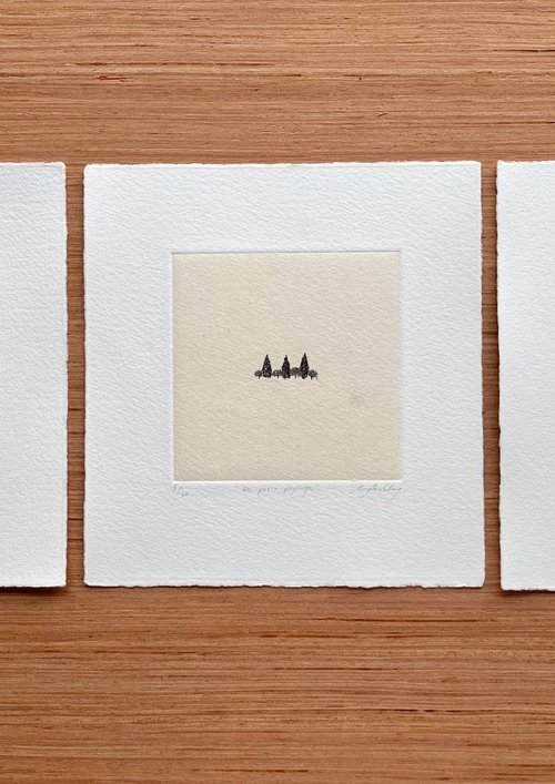 “ UN PETIT PAYSAGE ” #02 , #01 , #05 by Rung Tsu Chang