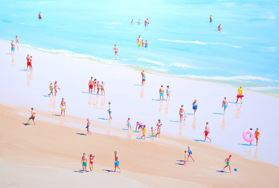 Sunny beach day (framed)