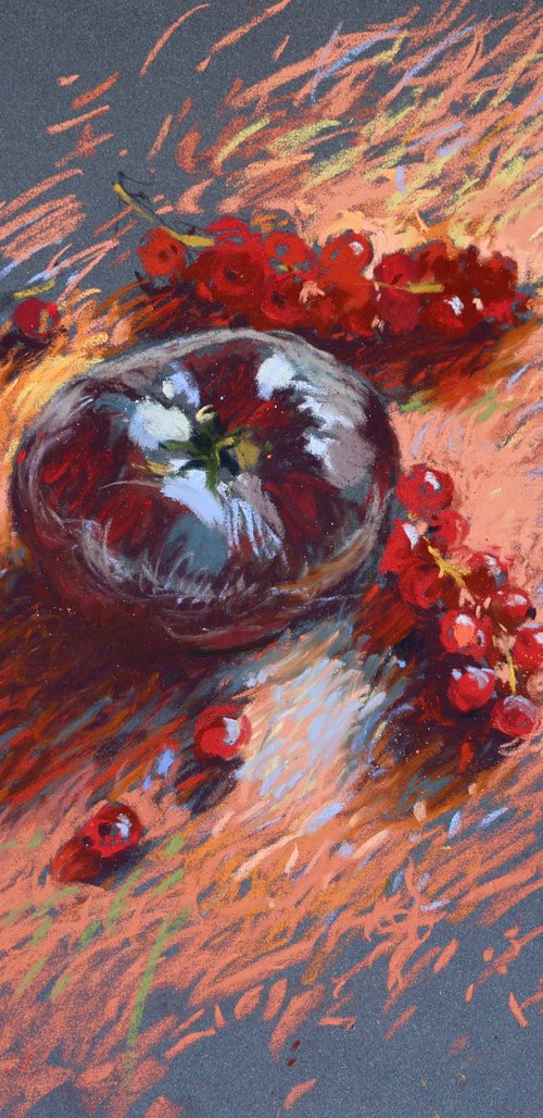 Still life in red tones by Victoria Ramanovich