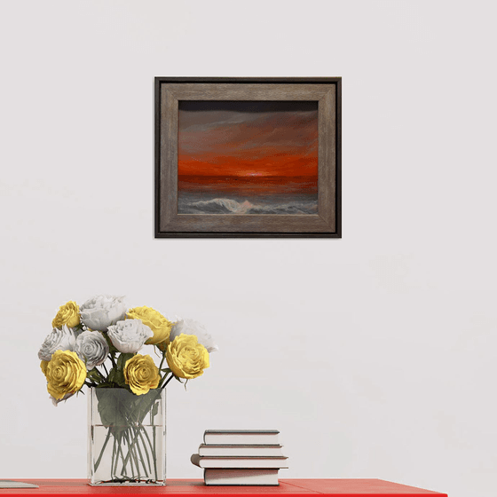 Tangerine Skies Seascape