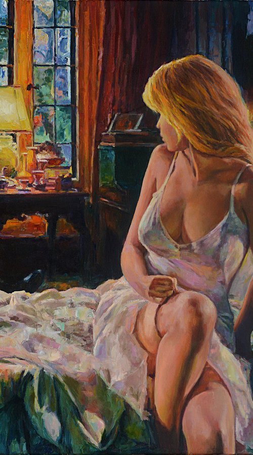 In the bedroom by Vachagan Manukyan