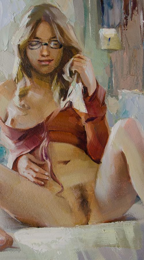 "Alisa" (30x40cm) unframed by Valentin