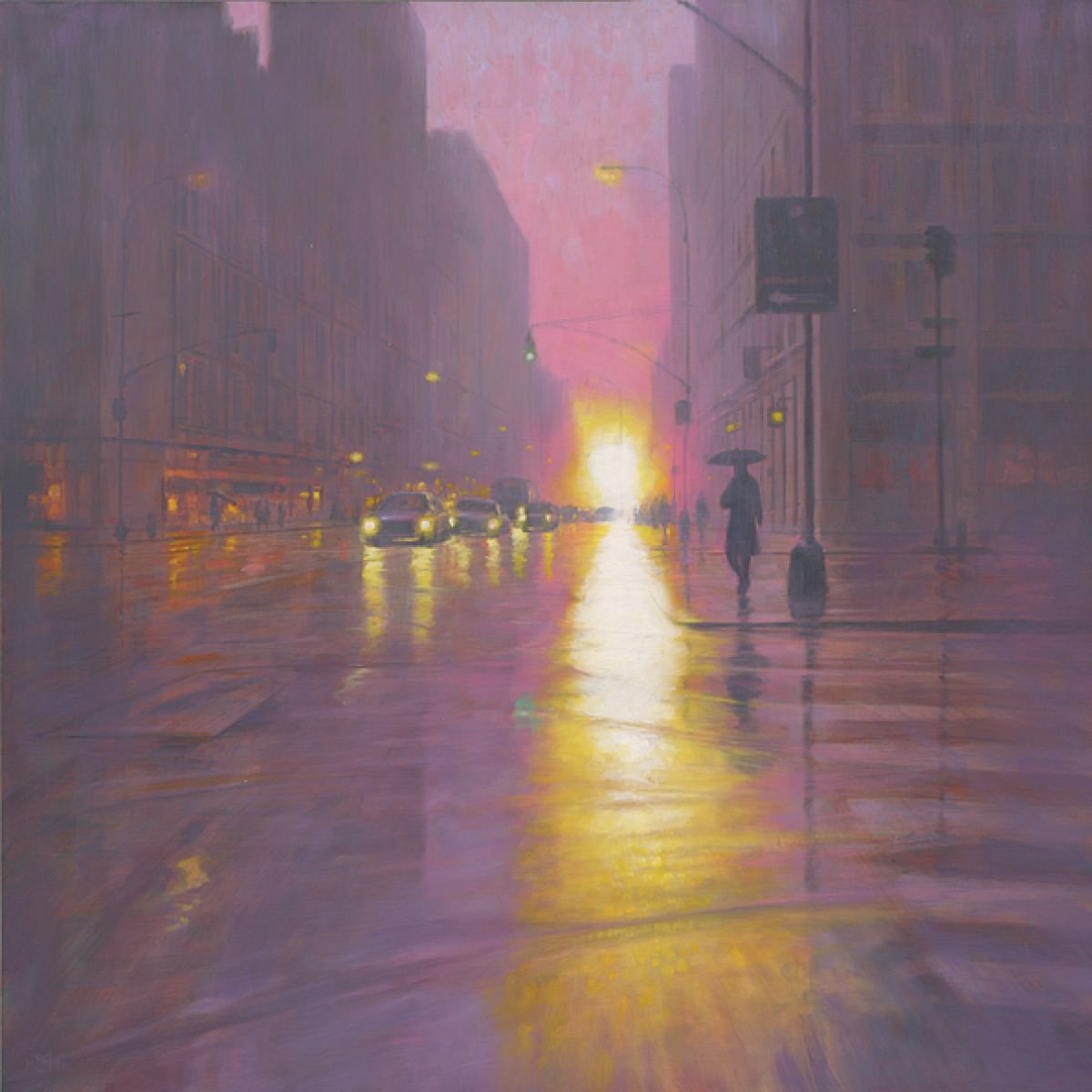 Sunset On Broadway by Mark Harrison