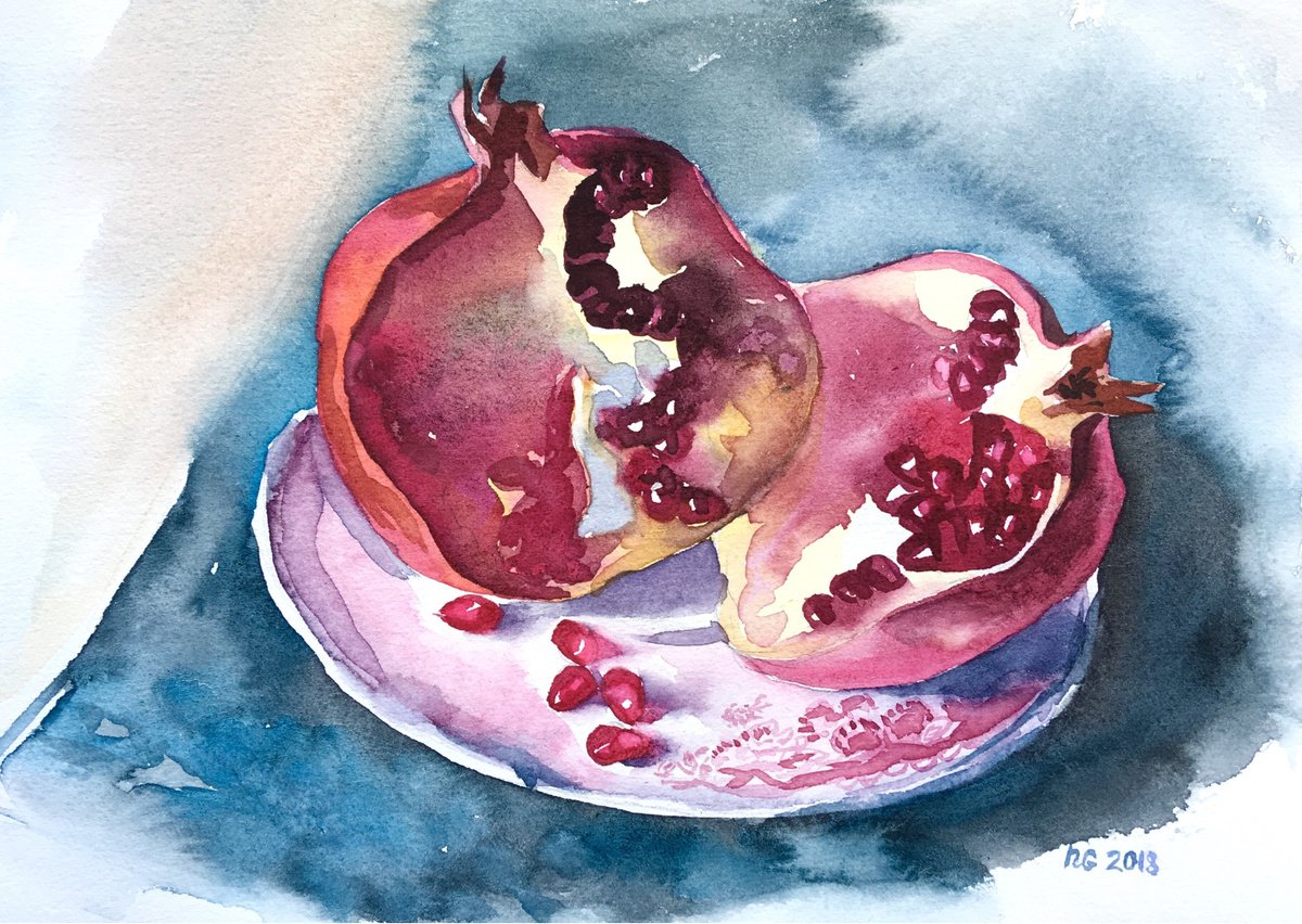 Pomegranate by Natalia Galnbek
