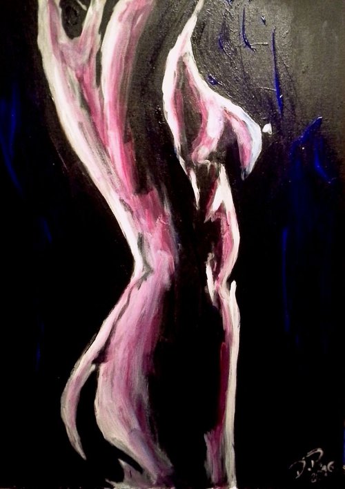 Nude - Abstract by Dorota Politowska