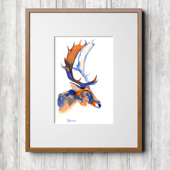 Bright deer (series Bright color animals 3 of 6)