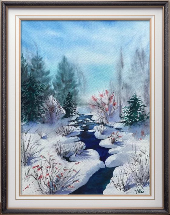Winter in the forest