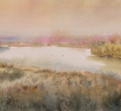 Morning on the river by Ivan  Grozdanovski