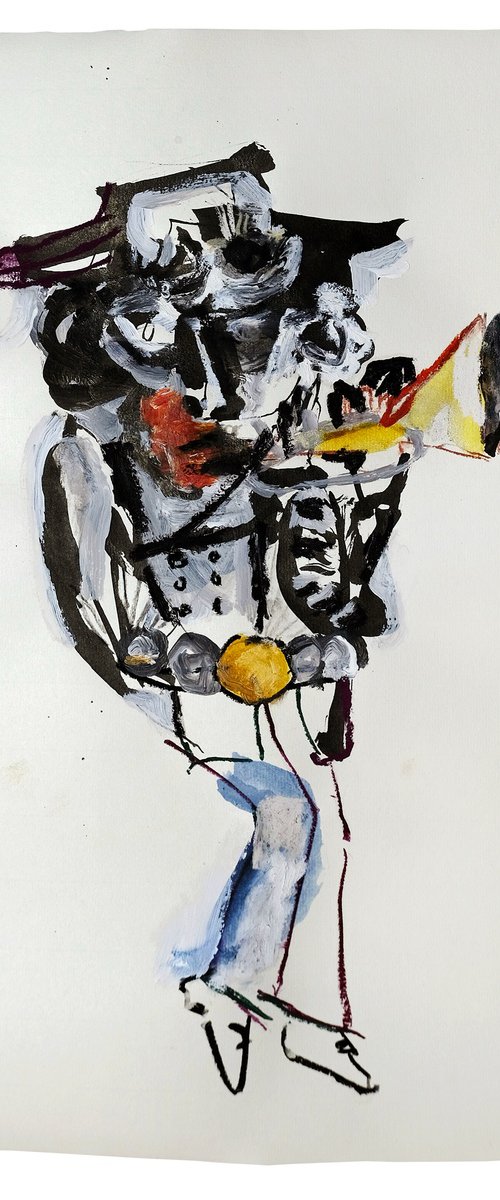 Jazz Musician by Reinder Oldenburger