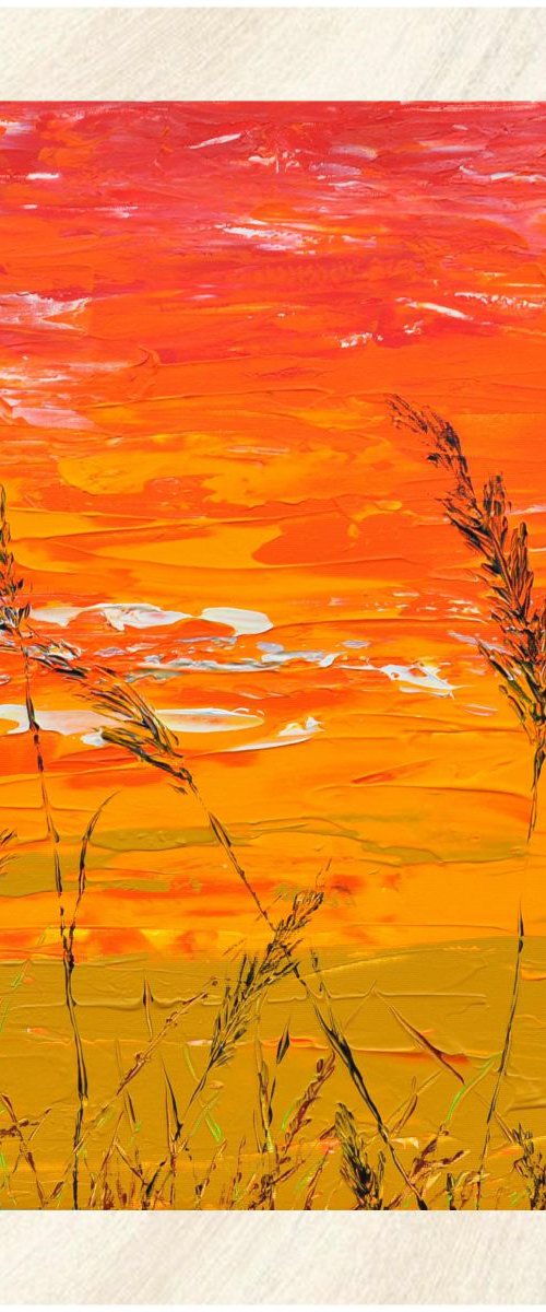 Grass in Gold 2 by Daniel Urbaník