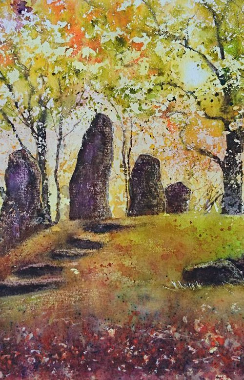 Wayland Smithy, Autumn by Michele Wallington