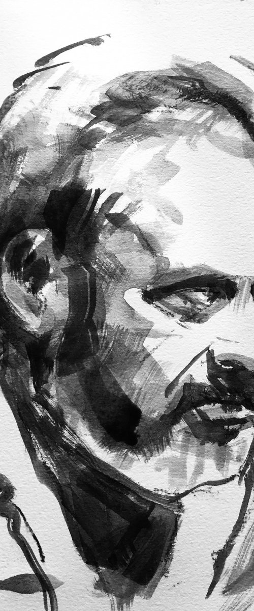 Ink Study 120 by Dominique Dève