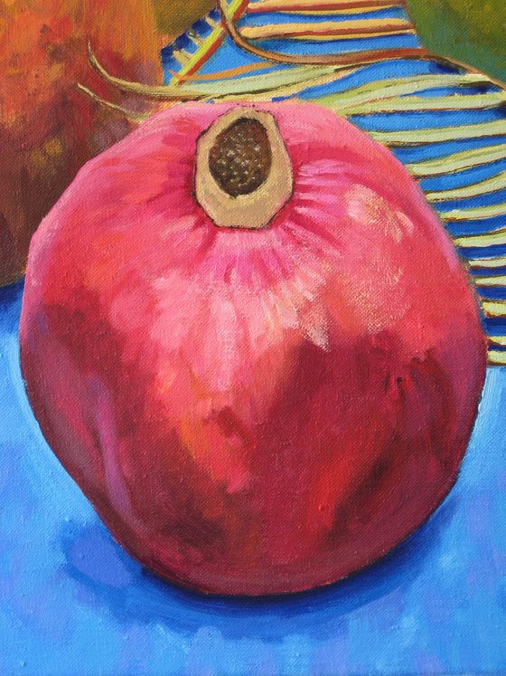 Fruit and Palm Leaf