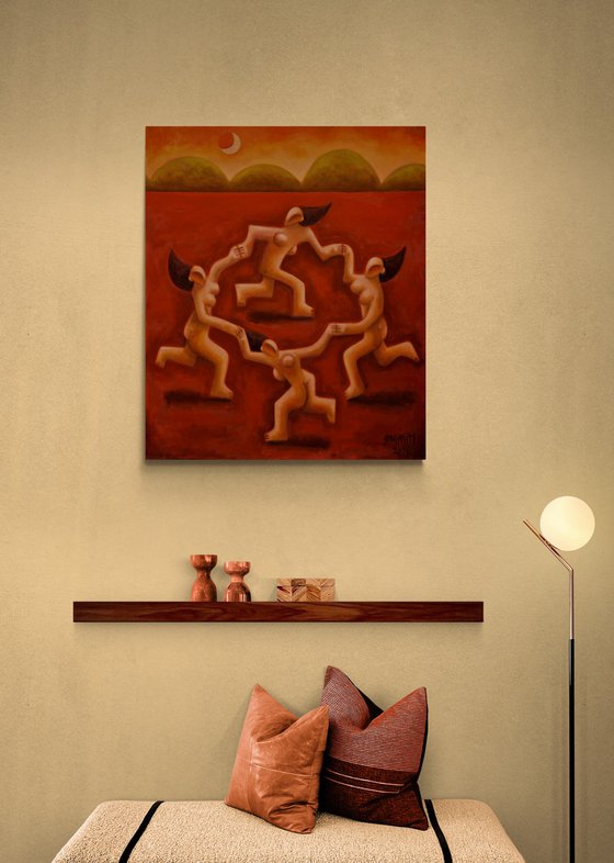 Dancing quartet