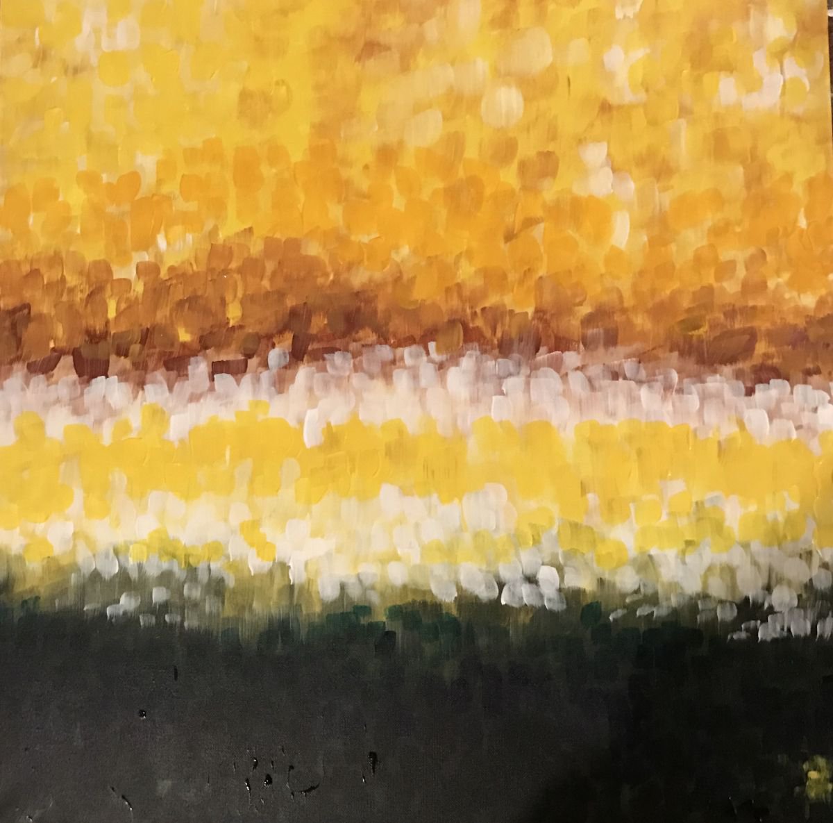 Abstract Acrylic Painting By Carolyn Shoemaker (Soma), 24 X 24, Honeycomb, Original Artwork