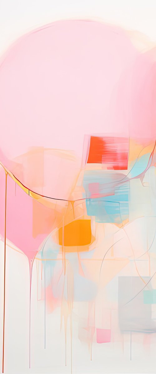 Pale pink abstract 0112231 by Sasha Robinson