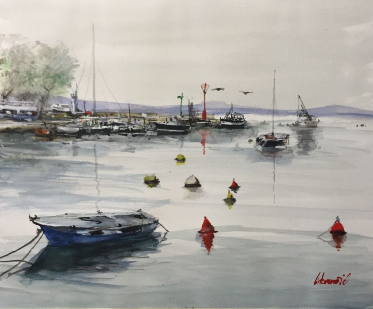 Harbour, Novi Vinodolski by Tihomir Cirkvencic