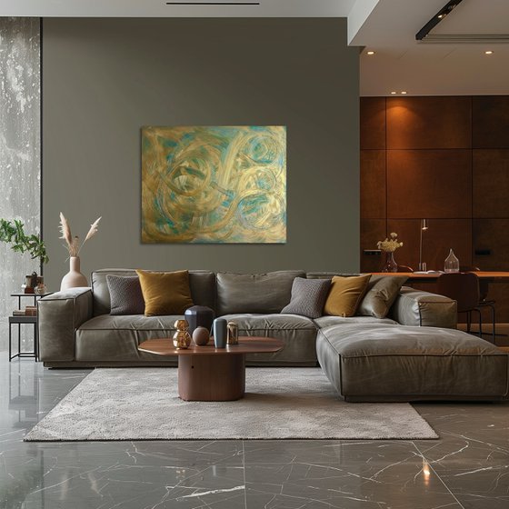 Gold Leaf 100x80x2
