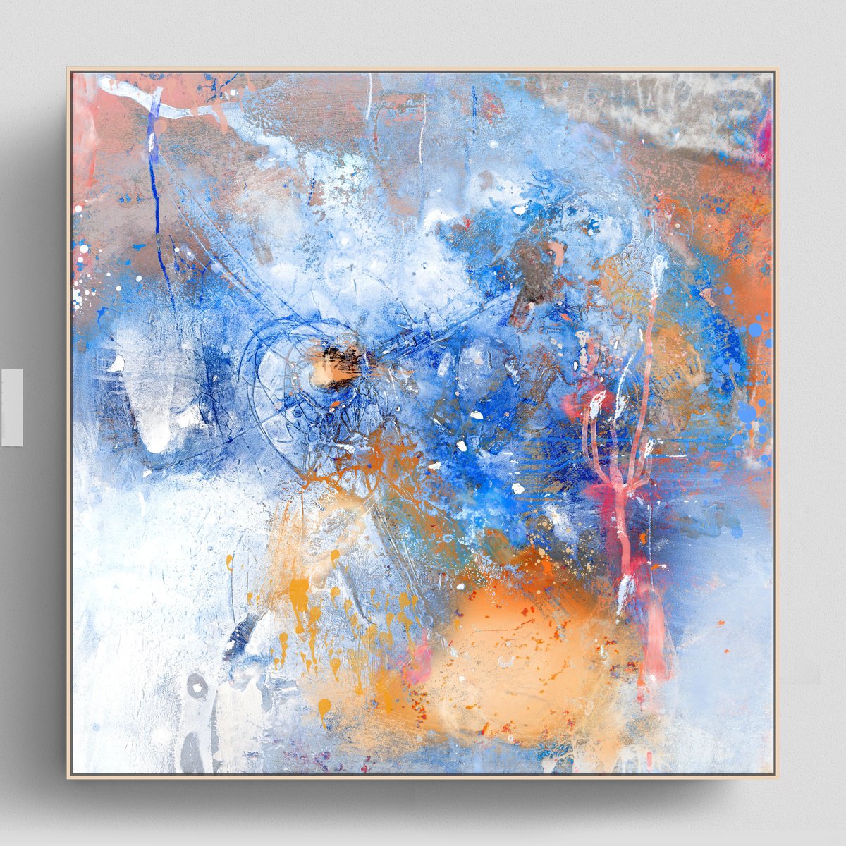 Organic Abstract Photograph By Adriano Ribeiro, 13 X 13, Jane Quinto, Original Artwork