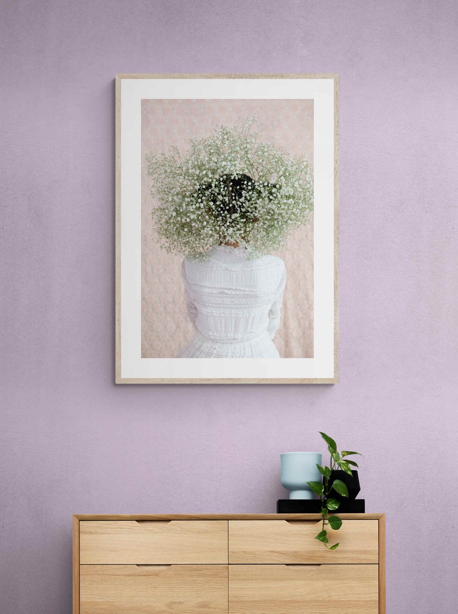 Expressive Portrait Photograph By Ziesook You, 24 X 36", Scent Of Broq-Pa 03132017B, Original Artwork