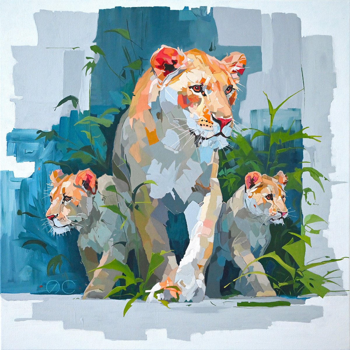 Golden Pride By Antonio Cruz, 20 X 20, Artwork For Sale On Artfinder