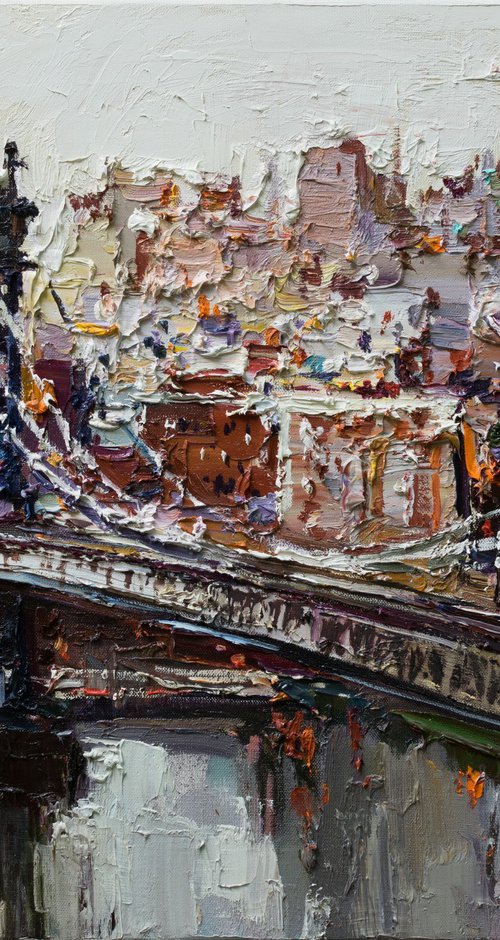 Manhattan Bridge in New York City by Anastasiia Valiulina