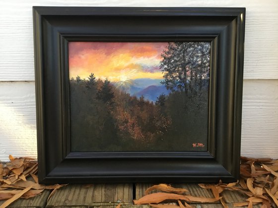 SUNRISE AT NEWFOUND GAP