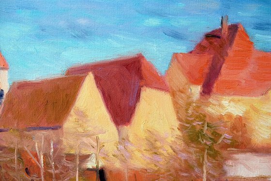 Besigheim at sunset