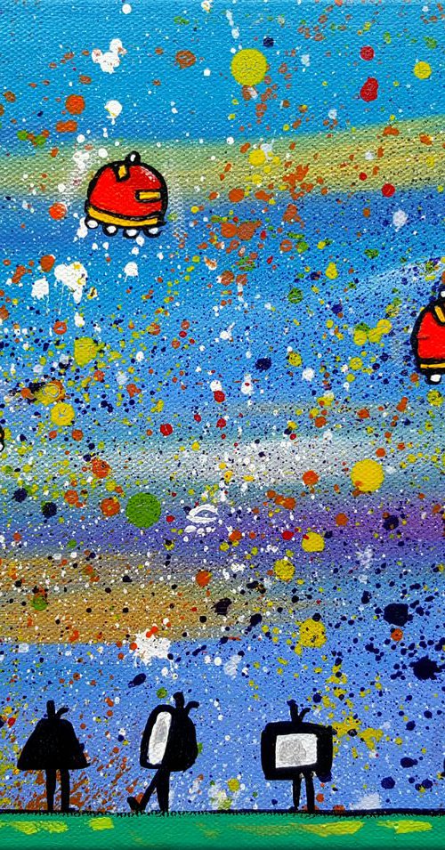 Stargazing in a parallel world.. by Maria Luisa  Azzini