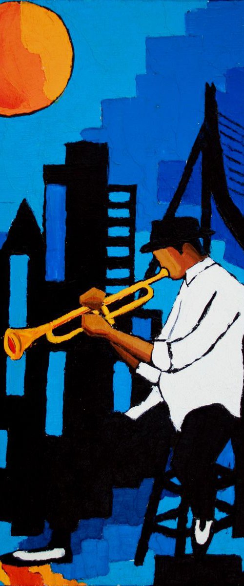 Jazz blue night by Olivier Boissinot
