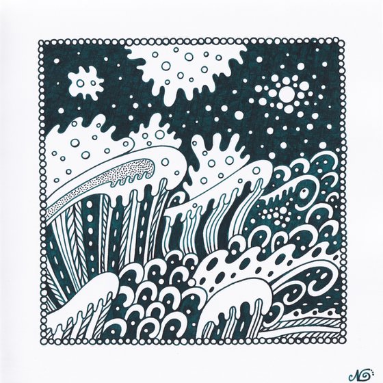 Surreal Pattern n.47 - Sea Waves
