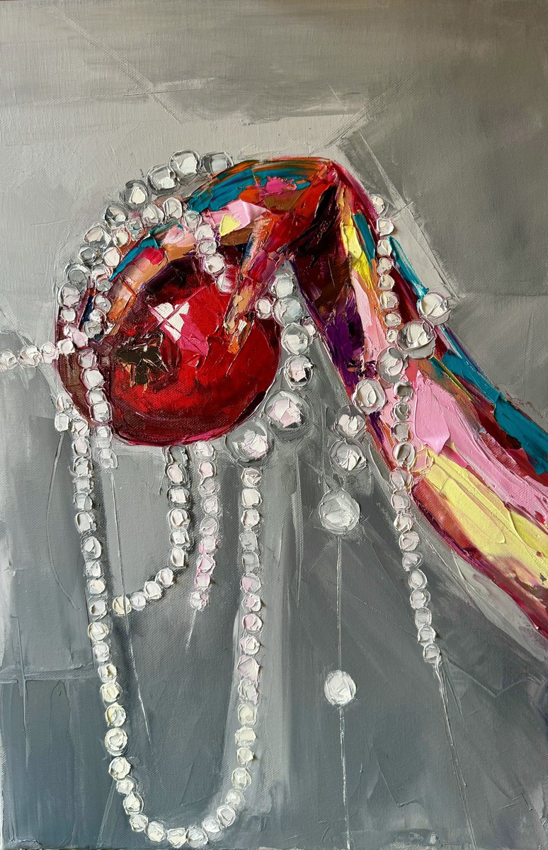 Expressive Oil Painting , Seeds Of Abundance By Lina Redford, 16 X 24, Artwork For Sale On Artfinder