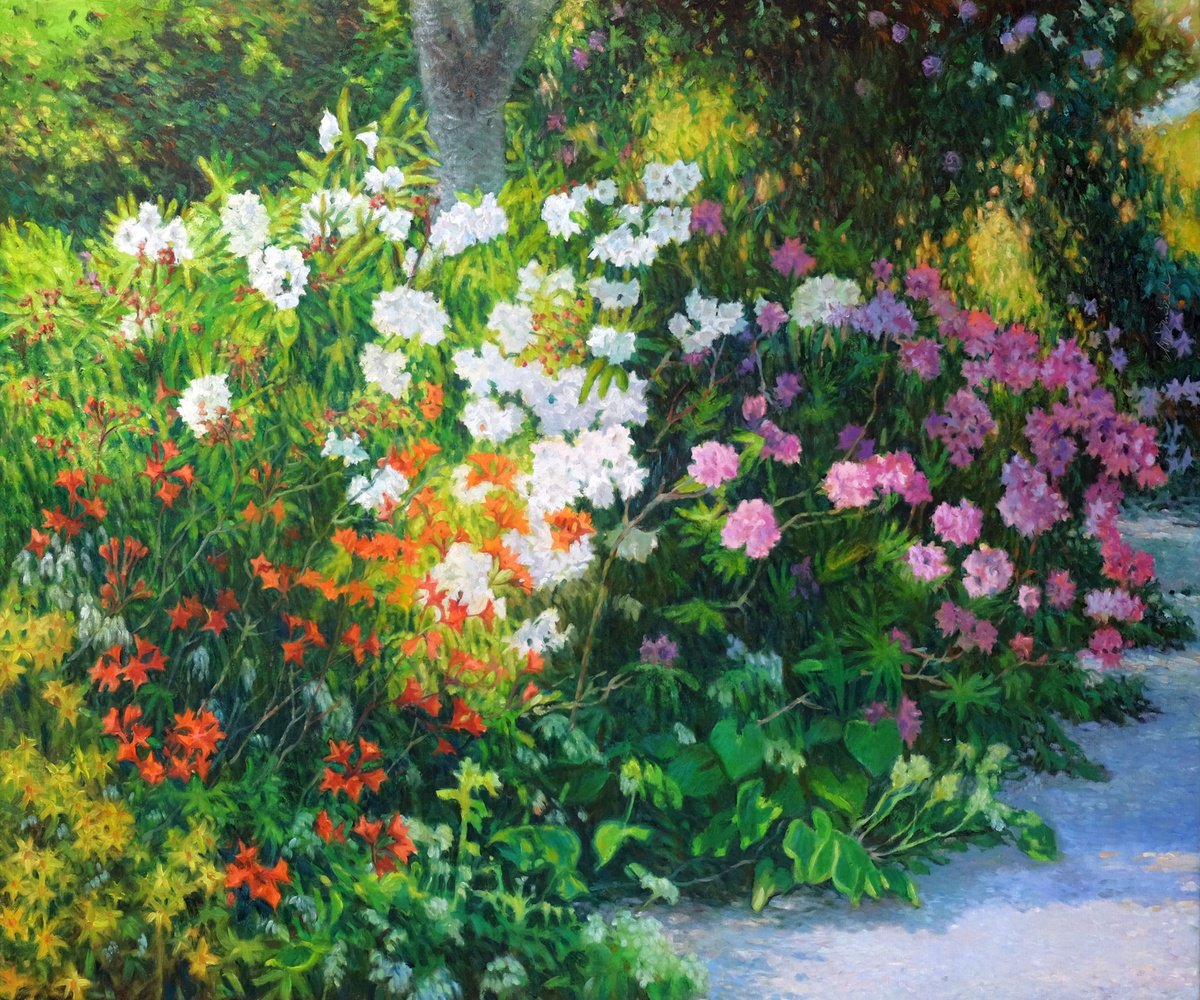 Mainau Garden 4. By Richard Mierniczak, 47 X 39, Artwork For Sale On Artfinder
