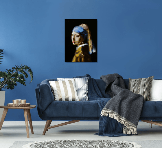 Rasterized Girl With a Pearl Earring