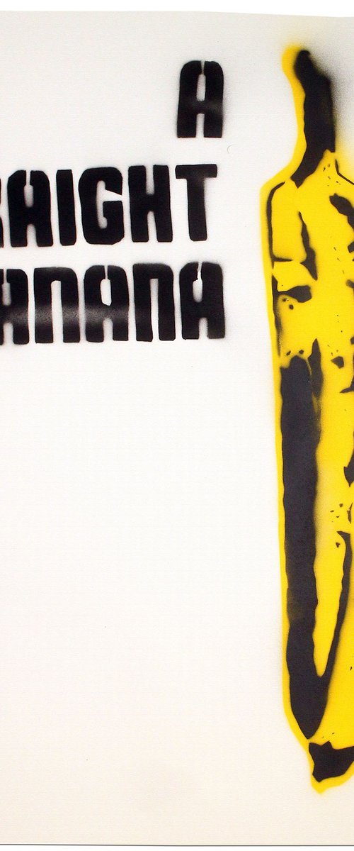 Straight banana (wp). by Juan Sly