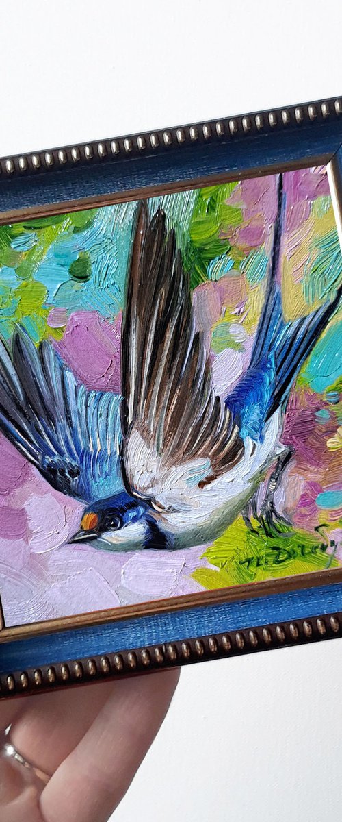 Small bird by Nataly Derevyanko
