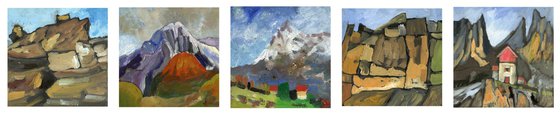Mountain Collection x 5