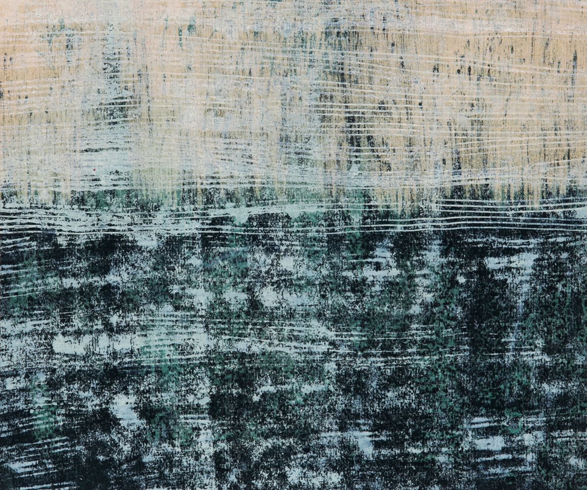 Abstract Acrylic Painting By Petr Strnad, 12 X 10", Wildside, Original Artwork