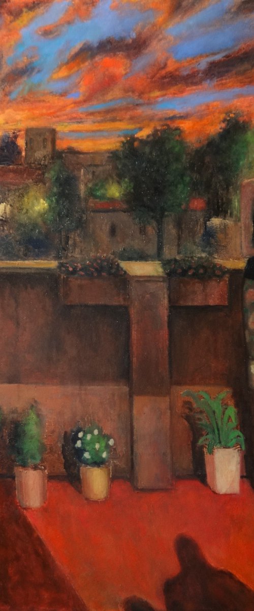 On the terrace by Massimiliano Ligabue