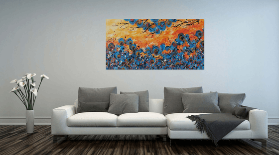 Sunset flowers by M.Y.