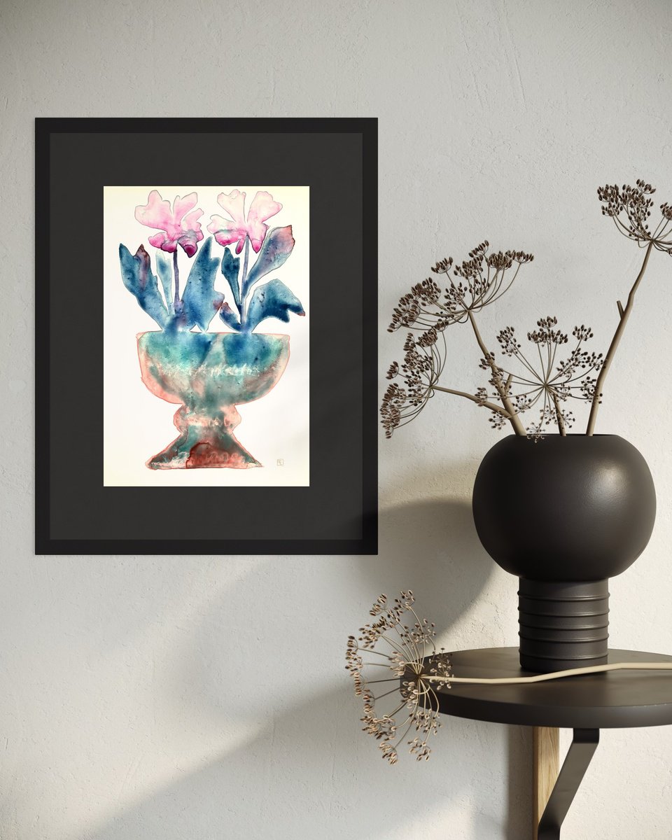 Abstract Watercolour , Abstract Flowers By Eva Fialka, 8 X 12, Artwork For Sale On Artfinder