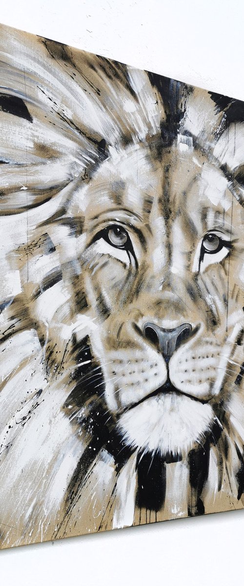 Lion #19 - Series BIG CAT by Stefanie Rogge