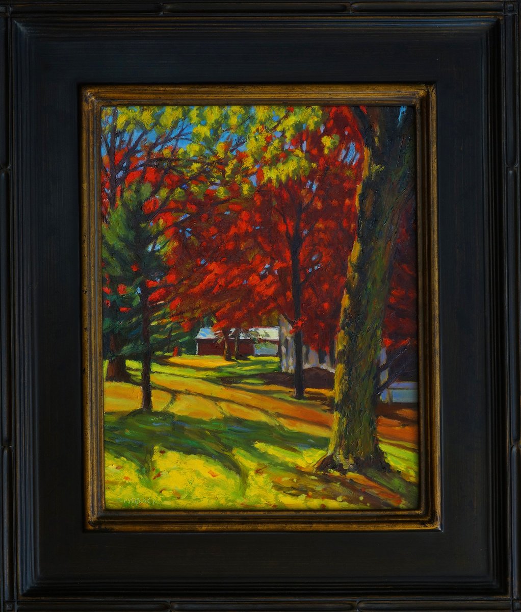 Vibrant Autumn Leaves By Daniel Brian Fishback, 18 X 21, Artwork For Sale On Artfinder