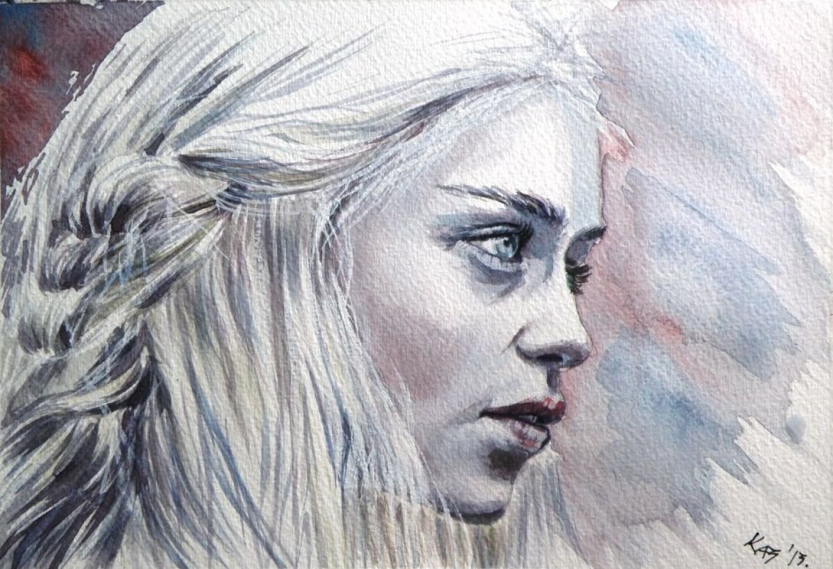 Game of Thrones - Daenerys- Emilia Clarke by Kovacs Anna Brigitta