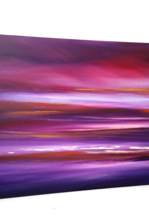 Seascape, Enchanted Glow -  STUNNING PANORAMIC Seascape by Mel Graham